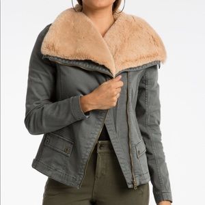 Marrakech Faux Fur Aviator Jacket (Anthropologie)